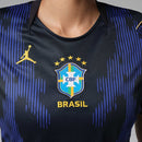 Camisa Seleção Brasil Away 2026/27 - Jordan Torcedor Feminina - Azul/Preta