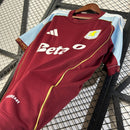 Camisa Aston Villa Home 25/26 Castore Torcedor Masculina - Lançamento